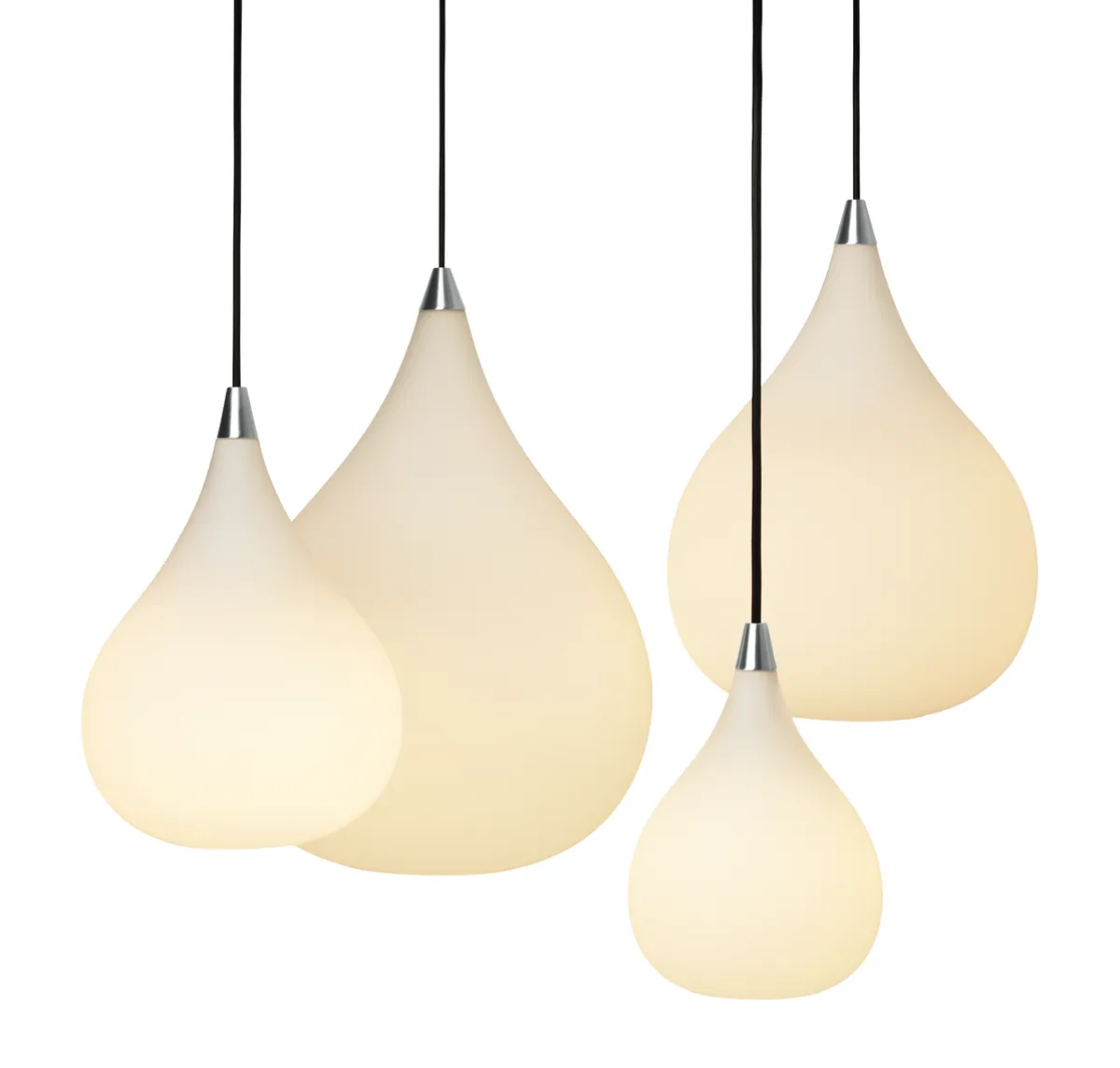 Kjøkkenbelysning Tak|Takpendler>Halo Designs Drops pendel 23 - Opal Hvit