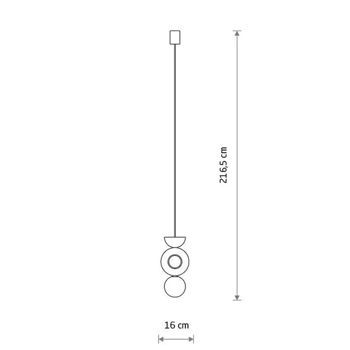 Kjøkkenbelysning Tak|Takpendler>Nowodvorski Drops wood B takpendel - Trefarget/Opal Tre / Opal