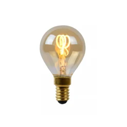 Led-Pærer E14 Sokkel>Lucide E14 Filament 3W 2200k - Amber