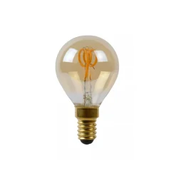Led-Pærer E14 Sokkel>Lucide E14 Filament 3W 2200k - Amber