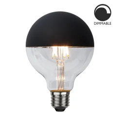 Led-Pærer E27 Sokkel>Globen Lighting E27 Lyspære med topp 2,8W Svart