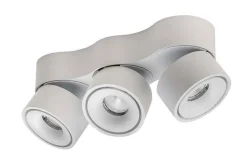 Kjøkkenbelysning Tak|Spotter & Skinner>Antidark Easy W3100 Triple takspot 3x10W 2700K Dimbar - Hvit