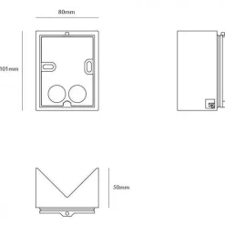 Utelamper Med Opp/Ned Lys><noscript><img width=