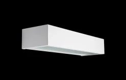 Lightup-Pris|Utelamper Med Opp/Ned Lys>Sg Armaturen As Edge direct vegglampe ned 10W 2700 Kelvin dimbar IP65 - Hvit