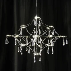 Kjøkkenbelysning Tak|Lysekroner>Marksløjd Efesos 60 Lysekrone Krom