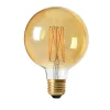 Led-Pærer E27 Sokkel>Pr home of Scandinavia Ab ELECT LED 3-STEP DIM Globe Gold 125mm