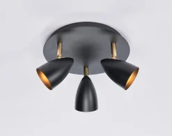 Kjøkkenbelysning Tak|Spotter & Skinner>Ms - belysning Elias taklampe - Svart