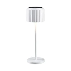 Solcellebelysning>Paulmann Else bordlampe oppladbar via USB eller solcelle 2700 Kelvin IP44