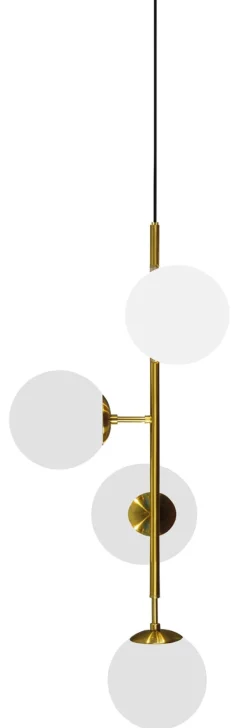 Kjøkkenbelysning Tak|Takpendler>NorDesign Emrik takpendel vertikal uten kupler - Messing