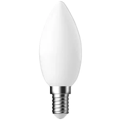 Led-Pærer E14 Sokkel>Energetic E14 2700 Kelvin Dimbar 5,4W - 35mm Opal