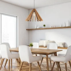 Kjøkkenbelysning Tak|Takpendler>TK Lighting Eris takpendel 65 cm Natur