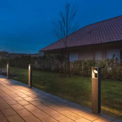 Pullert>Slv Eskina pullert 75 cm 15W 3000/4000 Kelvin IP65 Antrasitt