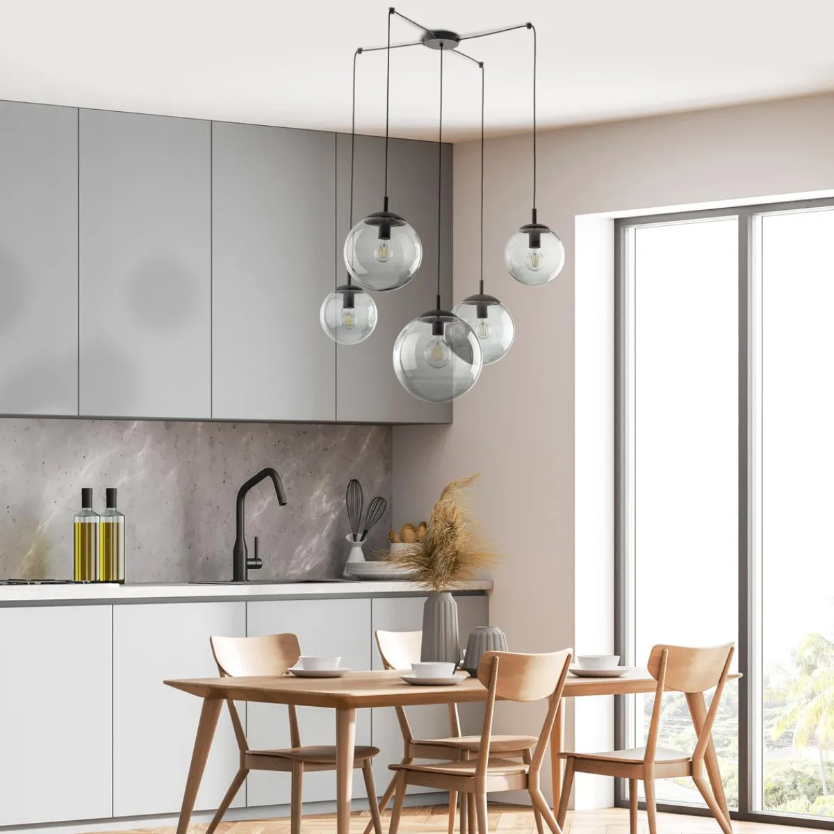 Kjøkkenbelysning Tak|Takpendler>TK Lighting Esme takpendel 5-lys