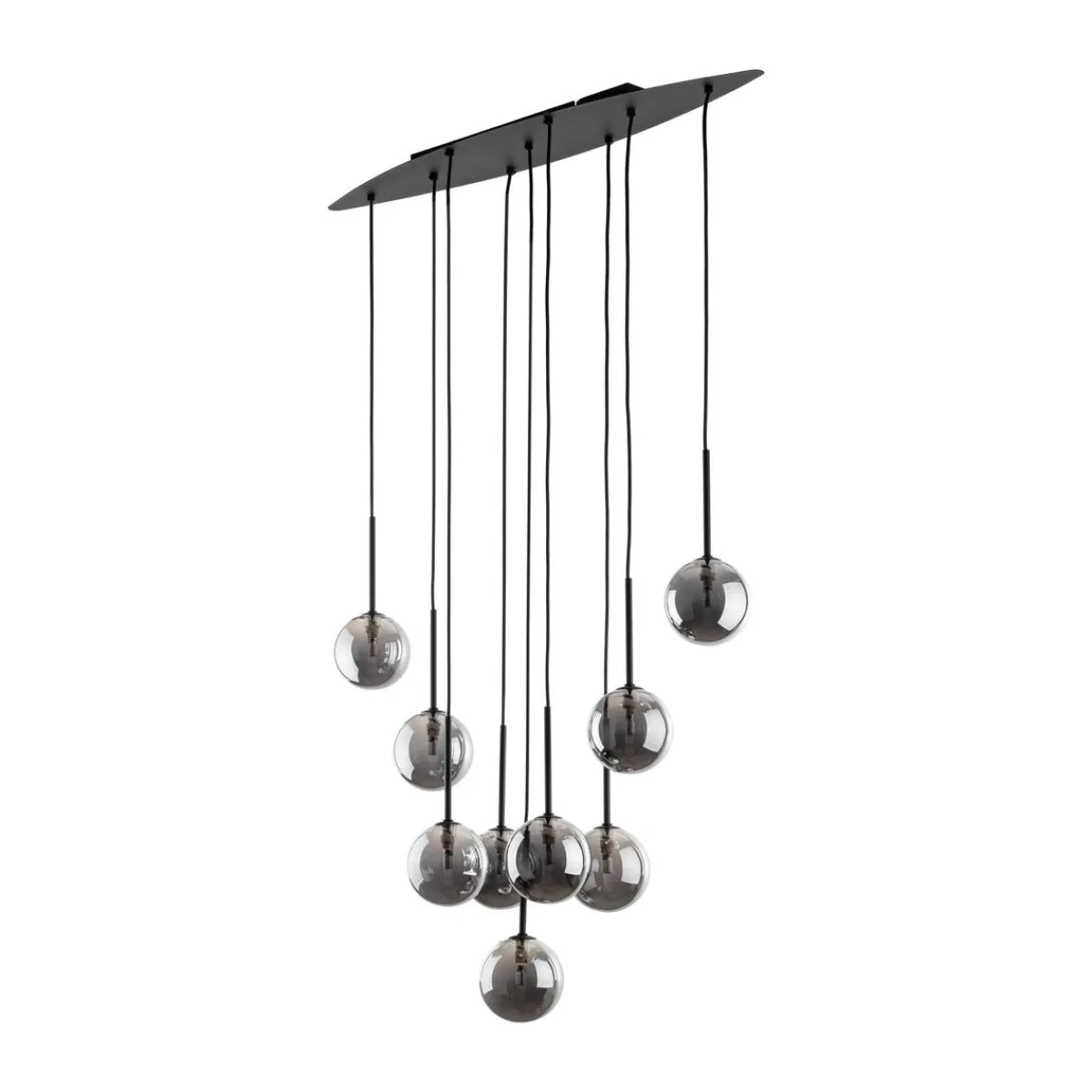 Kjøkkenbelysning Tak|Takpendler>TK Lighting Estera takpendel 7-lys Røykfarget