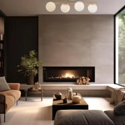 Kjøkkenbelysning Tak|Taklamper / Takplafonder>TK Lighting Estera wood taklampe 4-lys