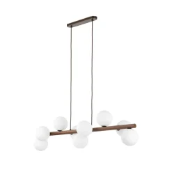 Kjøkkenbelysning Tak|Takpendler>TK Lighting Estera wood takpendel 9-lys