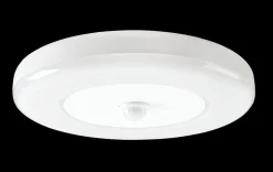 Led-Lyspærer Med Sensor/Skumringsrelé|Kjøkkenbelysning Tak>Sg Armaturen As Etne taklampe 22 cm 11W 3000K PIR Sensor - Hvit