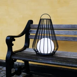 Solcellebelysning>Dyberg Larsen Evesham utendørs lanterne oppladbar stor