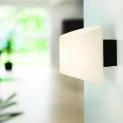 Vegglamper Med Opp/Ned Lys|Interiørlamper>Herstal Evoke Oval 18 cm vegglampe - Antrasittgrå/Hvit Grå / Hvit