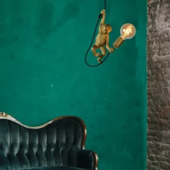 Kjøkkenbelysning Tak|Takpendler>Lucide Extravaganza Chimp takpendel Gull