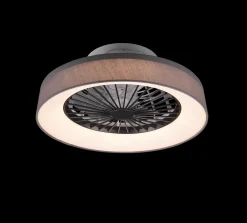 Takvifter>Reality Farsund tak vifte 3000-6500K 26,8W m/Fjernkontroll - Grå