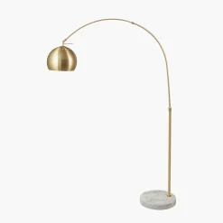 Interiørlamper Gulv|Leselamper Gulv>Pacific Lifestyle Feliciani gulvlampe 175 cm - Messing/Marmor Messing / Marmor