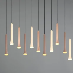 Kjøkkenbelysning Tak|Takpendler>Trio Lighting Fiato takpendel Flerfarget