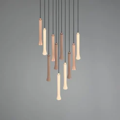 Kjøkkenbelysning Tak|Takpendler>Trio Lighting Fiato takpendel Ø40 Flerfarget