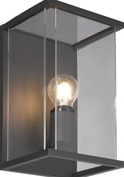 Utelamper - Veggskjold / Plafond>NorDesign Finestra vegglampe - Antrasitt Grå