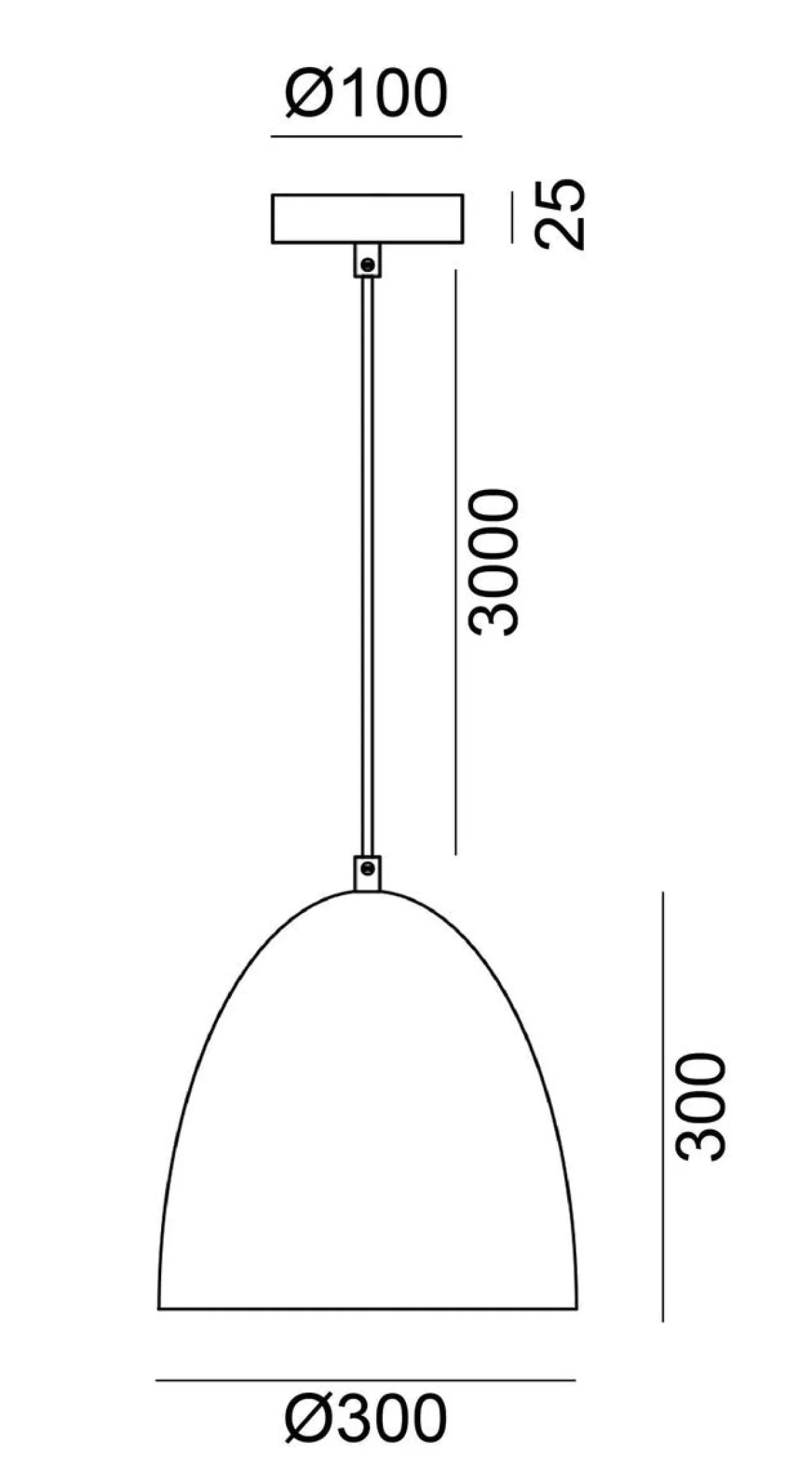 Kjøkkenbelysning Tak|Takpendler>NorDesign Fiola takpendel 30 cm