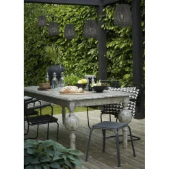 Lysslynger|Lysslynger>Pr home of Scandinavia Ab Flex Out Lysslynge, inkludert 18 cm Saigon lampeskjerm i sort kunstrotting