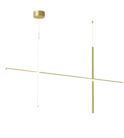 Kjøkkenbelysning Tak|Takpendler>Flos Coordinates S2 taklampe Messing