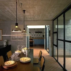 Kjøkkenbelysning Tak|Takpendler>Flos Frisbi taklampe Krom