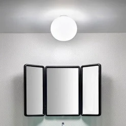 Lightup-Pris|Baderomsbelysning Tak>Flos Glo-Ball C/W Zero 19cm Opal