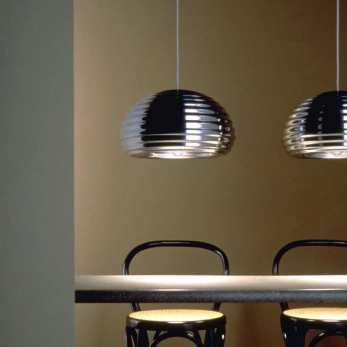 Kjøkkenbelysning Tak|Takpendler>Flos Splügen Bräu taklampe Sølv