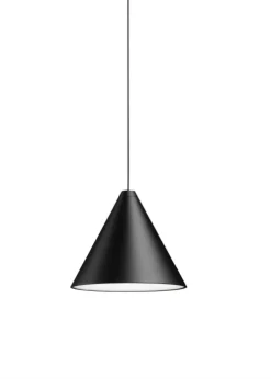 Kjøkkenbelysning Tak|Takpendler>Flos String Light taklampe - Cone - 22 m kabel Svart