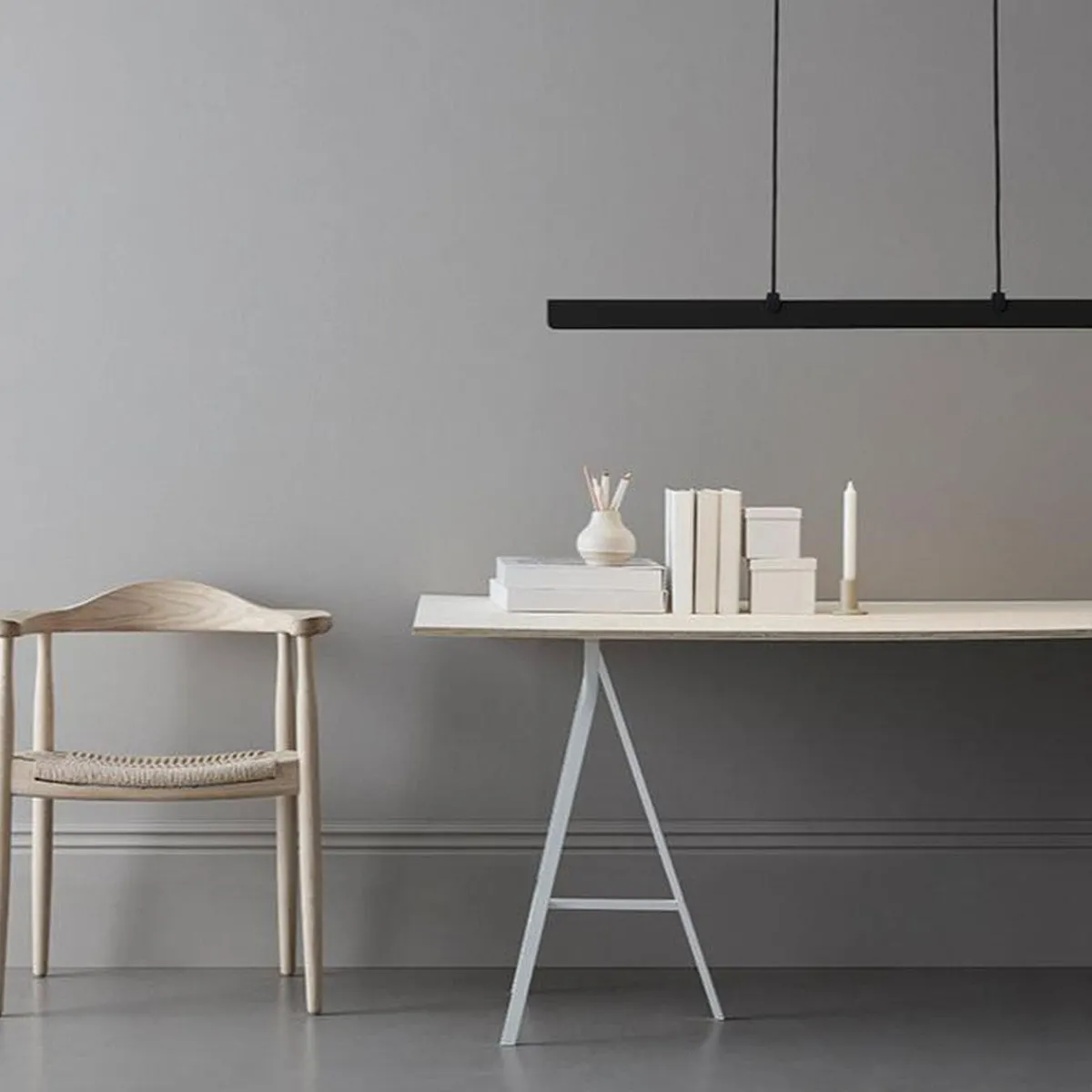 Kjøkkenbelysning Tak|Takpendler>Belid Fold Linear G2 takpendel 118 cm 2700 kelvin 23W - Dimbar