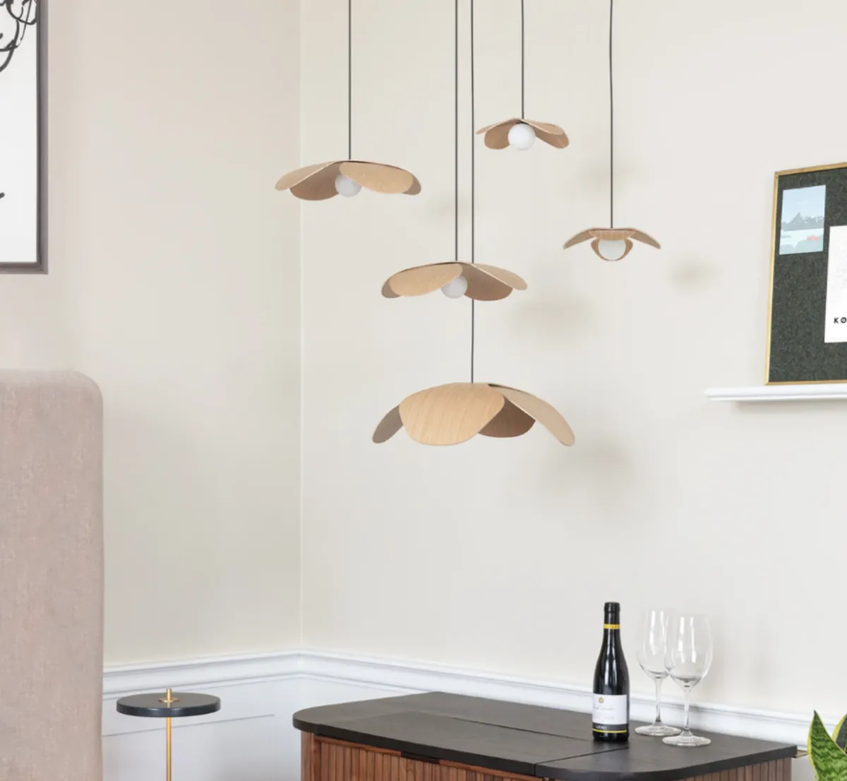 Lampeskjermer|Kjøkkenbelysning Tak>Umage Forget Me Not medium lampeskjerm