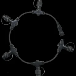 Lysslyngesystem 24V - Star Trading>Star Trading Forgrening ring System 24 IP44 Svart