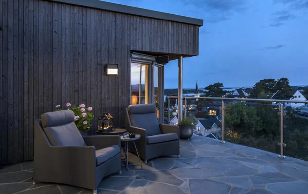 Utelamper - Veggskjold / Plafond>Sg Armaturen As Frame square vegglampe 7W 3000 Kelvin IP66 Dimbar