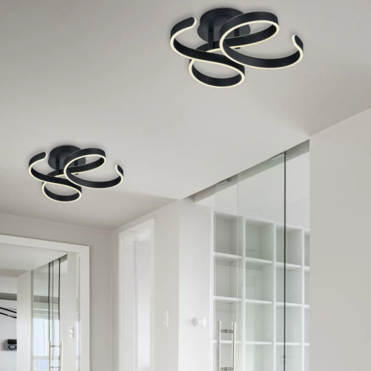 Kjøkkenbelysning Tak|Taklamper / Takplafonder>Trio Lighting Francis taklampe - Antrasitt