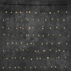 Juletrelys & Lysslynger|Lysslynger Jul>Konstsmide Gardinslynge 1m x 1m - LED - 31V system Amber