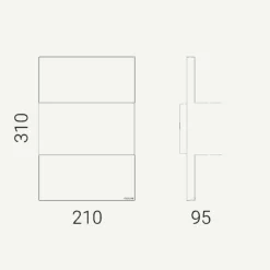 Utelamper Med Opp/Ned Lys><noscript><img width=