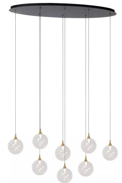 Kjøkkenbelysning Tak|Takpendler>Lucide Gisela takpendel 8 x 3,9W 2700 Kelvin - Dimbar