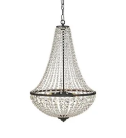 Kjøkkenbelysning Tak|Lysekroner>Marksløjd Gränsö lysekrone 3l - Svart/klar - Svart / Klar