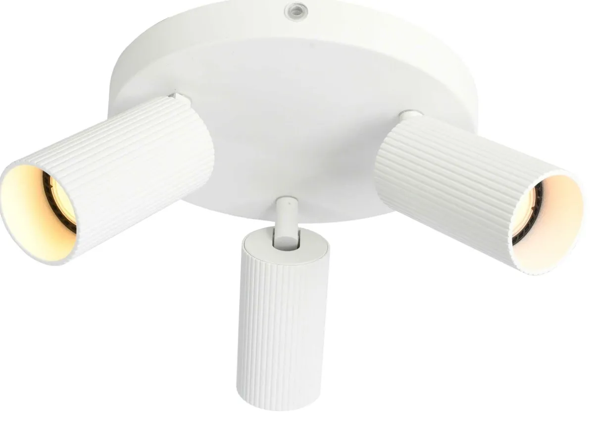 Kjøkkenbelysning Tak|Spotter & Skinner>NorDesign Grooves K3 rund takspot