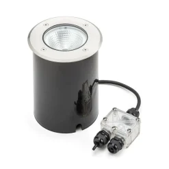 Uplights>Konstsmide Ground markspot rund utendørs IP65 10W Dimbar- Rustfritt Stål