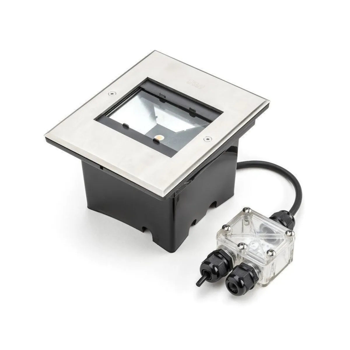 Uplights>Konstsmide Ground markspot utendørs IP65 Justerbar lysstråle 10W Dimbar- Rustfritt Stål