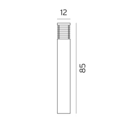 Lightup-Pris|Pullert>Norlys Halmstad pullert - 85cm