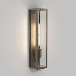 Utelamper - Veggskjold / Plafond|Baderomsbelysning Vegg>Astro Lighting Harvard vegglampe IP44 Bronse